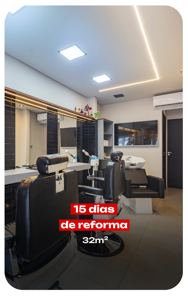 barbearia - 15 dias de reforma - 32m2-0